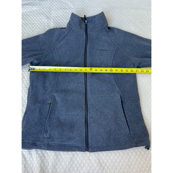 Women’s‎ Columbia Gray Fleece Jacket Size XL - Picture 13 of 14